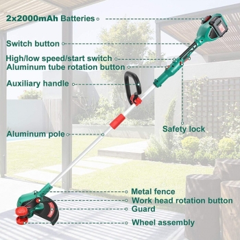 Hychika podkaszarka akumulatorowa 36 V ST40B (2x18V) pochylana głowica + SUPER GRATIS!!!